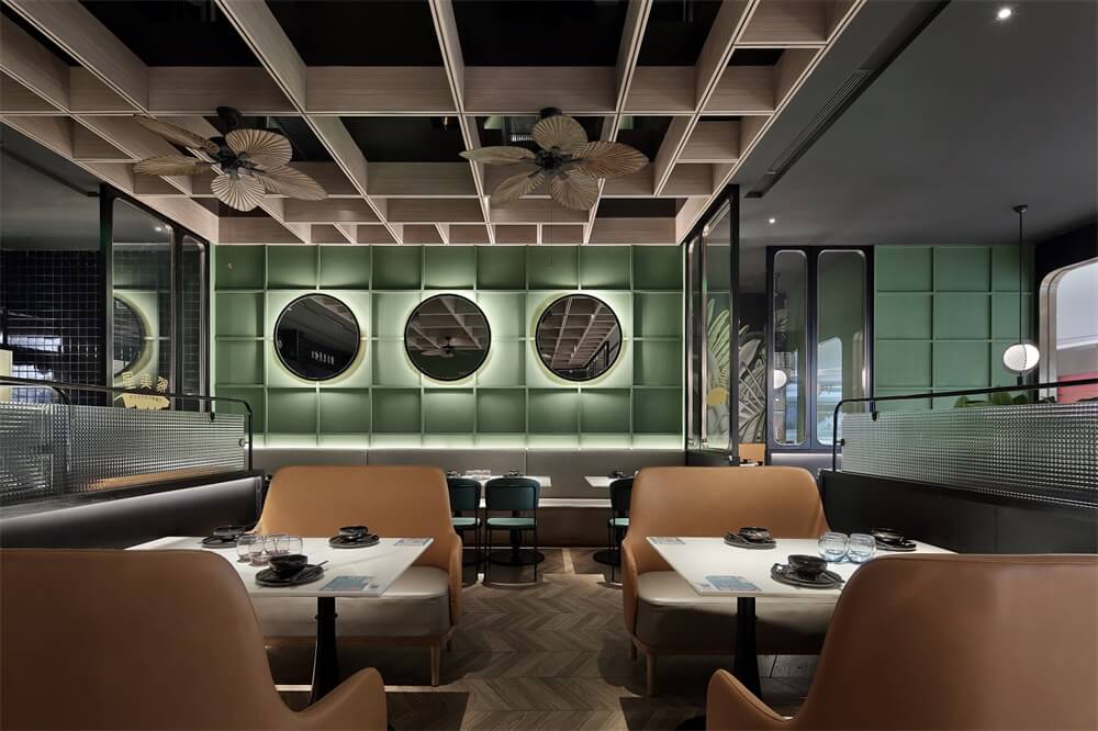 郑州特色餐厅设计公司—新加坡风情餐厅装修案例(图10) 郑州特色餐厅设计公司—新加坡风情餐厅装修案例(图10)
